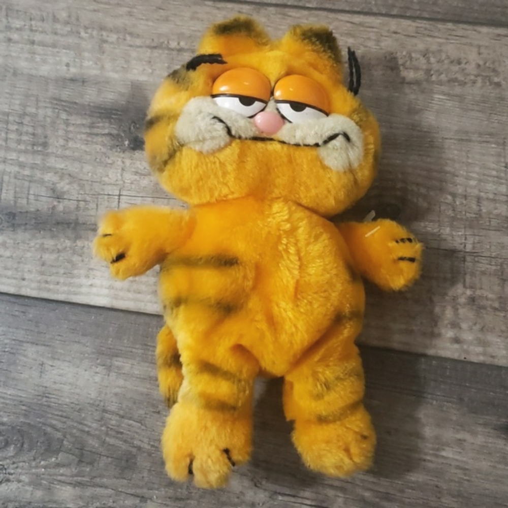 Vintage 1978 1981 Garfield the Cat Cartoon plush